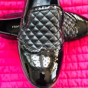 Franco Sarto Shoes Tweed-2 Quilted Loafer Size 6